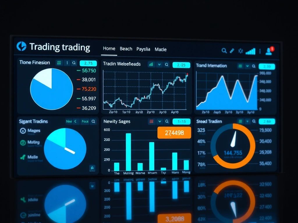 Panel principal del dashboard con métricas en tiempo real